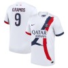 Maillot de Foot Paris Saint-Germain Goncalo Ramos 9 Exterieur 2024-25 Maillot de Foot Paris Saint-Germain Goncalo Ramos 9 Exterieur 2024-25